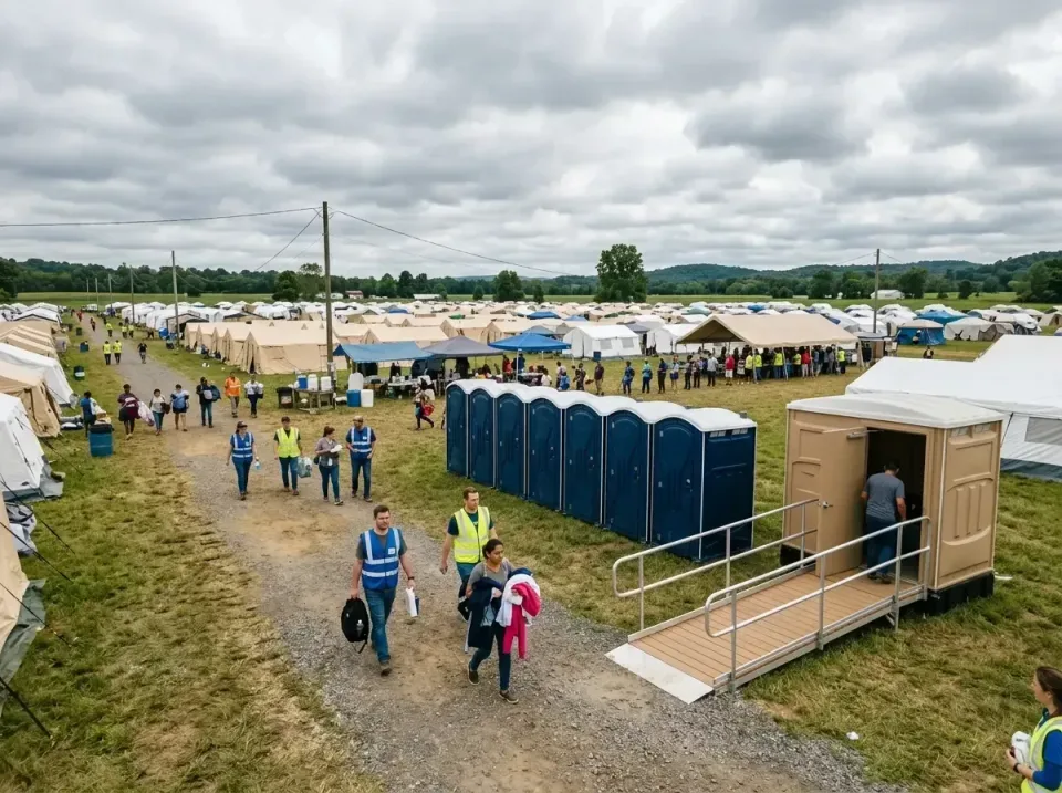 disaster-relief-camp-restrooms-010 — frequently asked questions, Dumpster & Portable Bathrooms Rental in Bear, DE